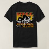 KISS Rock Band Rock & Roll All Nite Spaceman C T-Shirt (Design vorne)