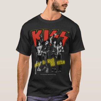 Kiss - Rock & Roll All Nite - Vollständig Gelb und T-Shirt