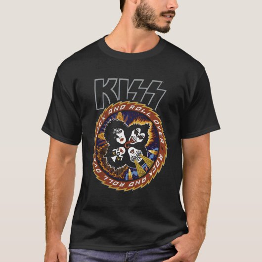 Kiss Roll over T-Shirt (Vorderseite)