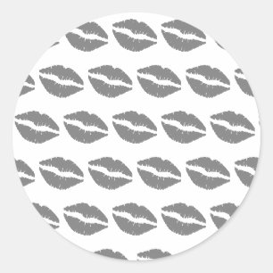 KISS RUNDER AUFKLEBER