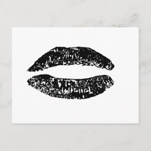 Kiss Schwarz-weiß Gibney Das MUSEUM Zazzle Geschen Postkarte