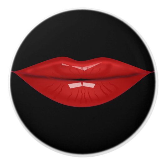 Kiss Shops oder Girls Room Keramikknauf (Vorderseite)