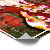 Kiss Shot Yukata Glitch Poster (Ecke)