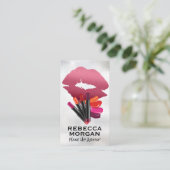 Kiss Stain | Lipstick - Farben Visitenkarte (Stehend Vorderseite)