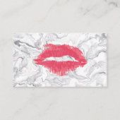 Kiss Stain | Marmorboden Visitenkarte (Vorderseite)