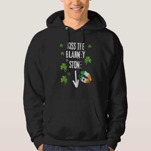 Kiss The Blarney Stone St Patricks Irish Sayings   Hoodie (Vorderseite)
