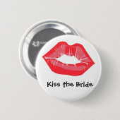 Kiss the Bride Button (Vorne & Hinten)