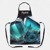 Kiss The Cook Food Koch Kitchen GRILLEN Baker Crys Schürze (Vorderseite)