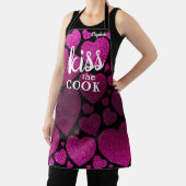 Kiss The Cook Food Koch Kitchen GRILLEN Baker Glit Schürze (InSitu)