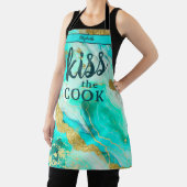 Kiss The Cook Food Koch Kitchen GRILLEN Baker Marb Schürze (InSitu)