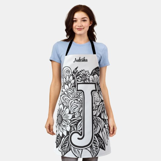 Kiss The Cook Food Koch Kitchen GRILLEN Baker Mono Schürze (Getragen)