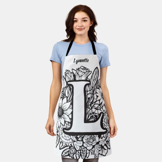 Kiss The Cook Food Koch Kitchen GRILLEN Baker Mono Schürze (Getragen)