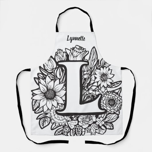 Kiss The Cook Food Koch Kitchen GRILLEN Baker Mono Schürze (Vorderseite)