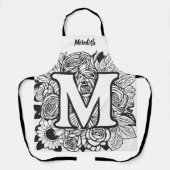 Kiss The Cook Food Koch Kitchen GRILLEN Baker Mono Schürze (Vorderseite)