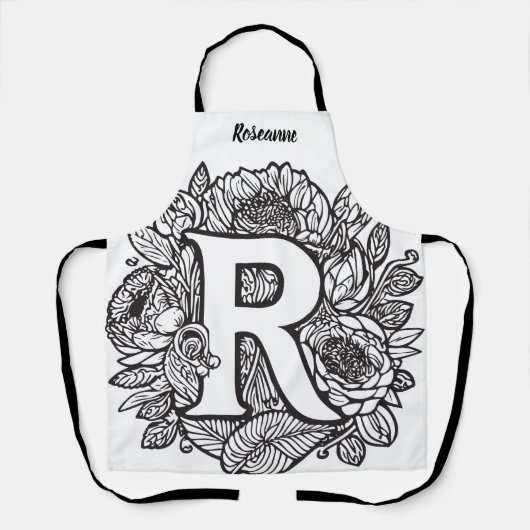 Kiss The Cook Food Koch Kitchen GRILLEN Baker Mono Schürze (Vorderseite)