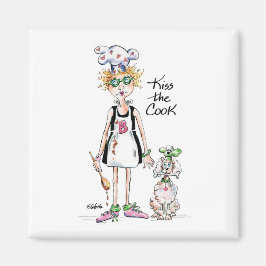 "Kiss The Cook" Sie braucht es! Magnet