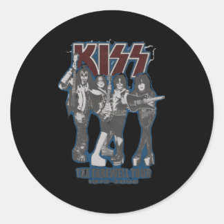Kiss The Farewell Tour Runder Aufkleber