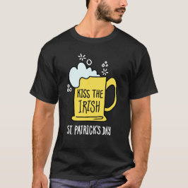 Kiss the Irish Beer St. Patrick’s Day Black shirt