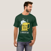Kiss the Irish Beer St Patrick’s Day T-Shirt (Vorne ganz)