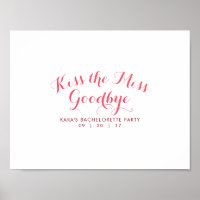 Kiss the Miss Goodbye Junggeselinnen-Abschied Gues