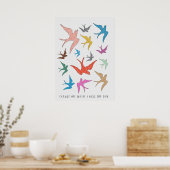 Kiss the Sky Bird Art Poster (Küche)
