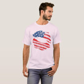"Kiss the USA" T-Shirt (Vorne ganz)