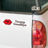 Kiss Trump Goodbye Autoaufkleber (Auf Lkw)