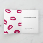 Kiss Valentine Card Feiertagskarte (Innenseite)