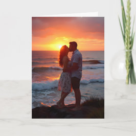 Kiss Valentine's Day Card Feiertagskarte