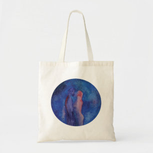 Kiss Watercolor Art Budget Tasche