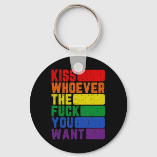 Kiss Wcute Ss Niedlich Sver The F You Woll Lgbtq G Schlüsselanhänger