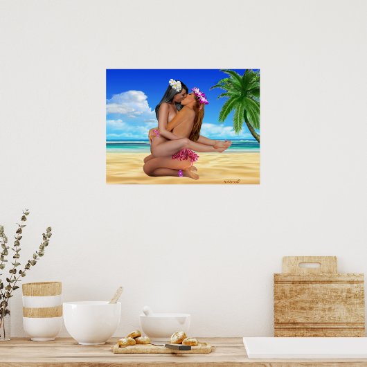 KISS WRESTLING POSTER (Küche)