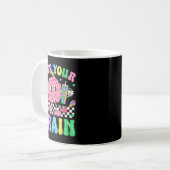 Kiss Your Brain Valentines Autism Awareness Teache Kaffeetasse (Vorderseite Links)