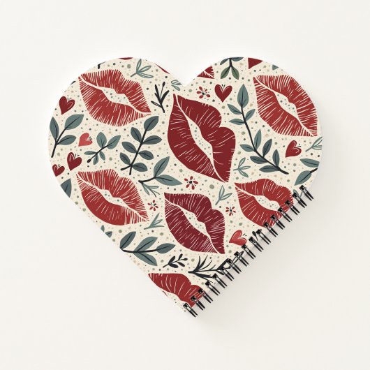 Kiss-Zeichen Notizblock (Rückseite)