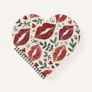 Kiss-Zeichen Notizblock