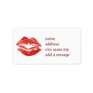 KISSABARE ADRESSE ETIKETT ADRESSAUFKLEBER