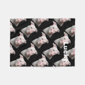 Kissable Pitbull Fleecedecke (Vorderseite (Horizontal))