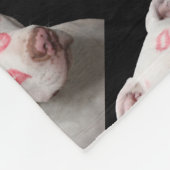 Kissable Pitbull Fleecedecke (Ecke)
