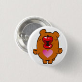 Kissbär Button (Vorne & Hinten)