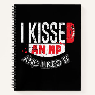 Kissed NP Nurse Practitioner Ehegatte Ehefrau Notizblock