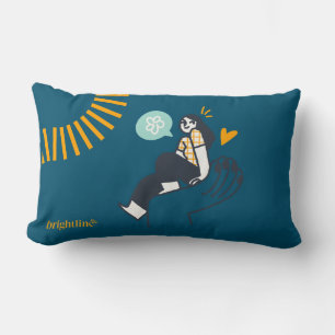 Kissen - 13" x 21" Marine mit Illustration