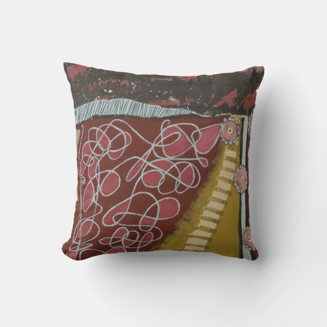 Kissen, 16" X 16", Sachen erhalten schwierige Kissen (Vorderseite)