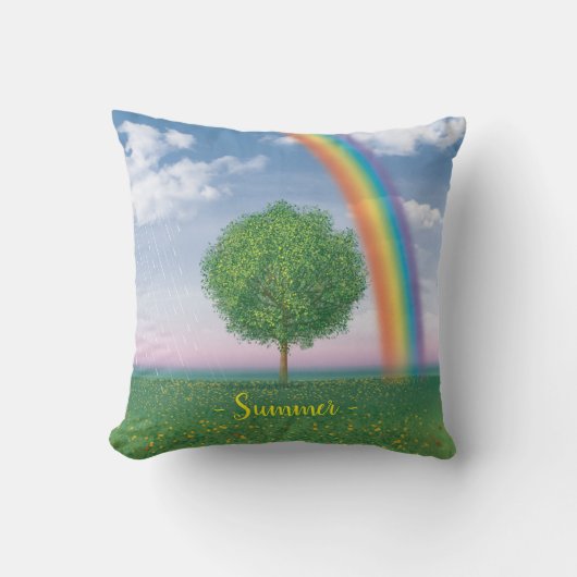 Kissen 41cm 4 Jahreszeiten SOMMER (Vorderseite)