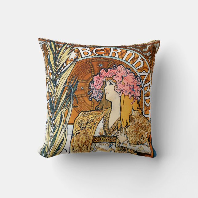 Kissen Alphonse Mucha Gismonda (Vorderseite)