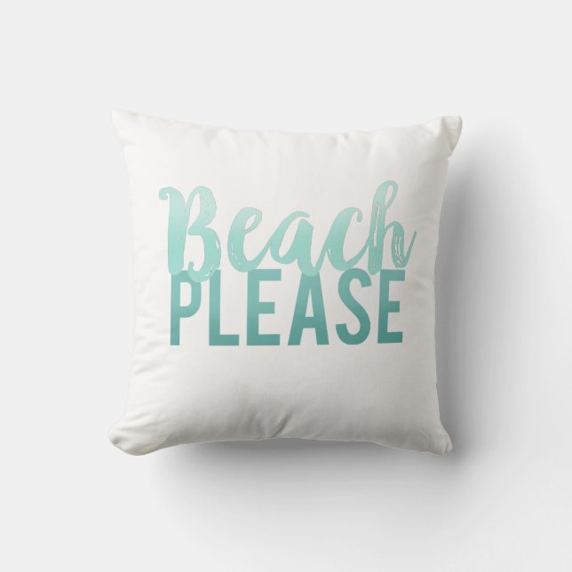 Kissen am Strand (Vorderseite)
