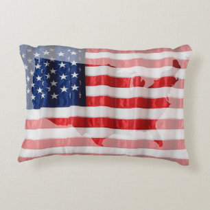 Kissen-Amerikanische Flagge Zierkissen