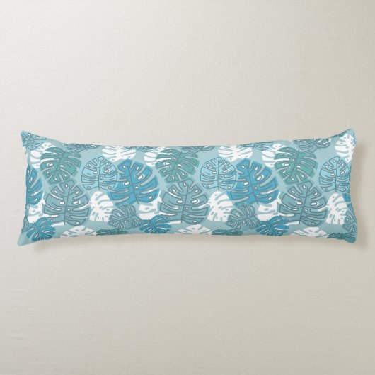 Kissen aus blauem Blätter (Vorderseite)