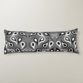 Kissen aus Graupaisley (Rückseite)