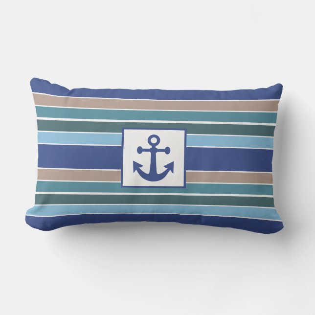 Kissen aus Nautical Stripes (Vorderseite)