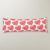 Kissen aus rotem Herz (Rückseite)